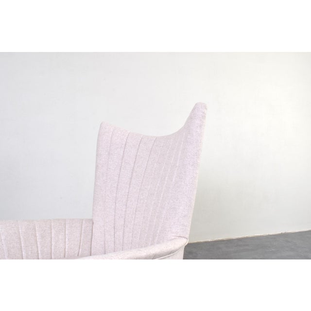 Beige Mid-Century Modern Italian Chair, 1960s For Sale - Image 8 of 12