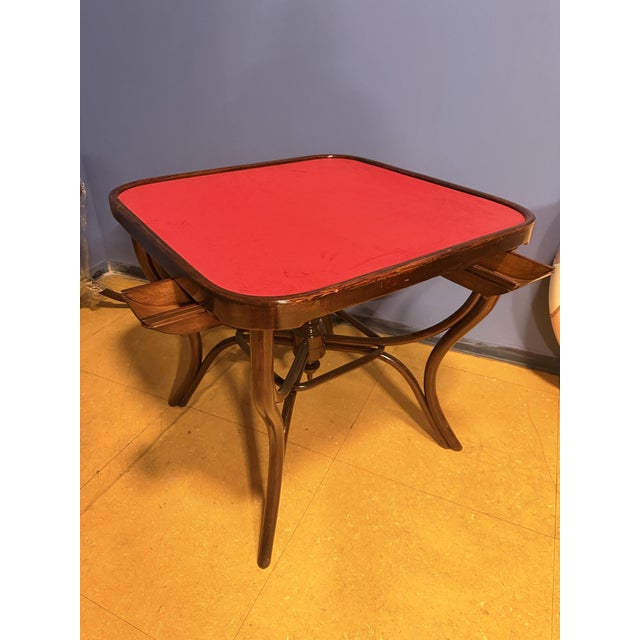 Thonet Game Table by Michael Thonet for Gebrüder Thonet, 1890s For Sale - Image 3 of 6