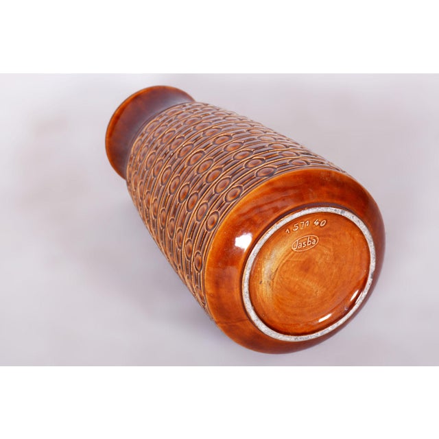 1950s Mid-Century Czech Ceramic Vase, 1950s For Sale - Image 5 of 7