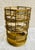 Vintage Mid Century Brutalist Brass Wire Wine Bottle Holder For Sale - Image 6 of 9