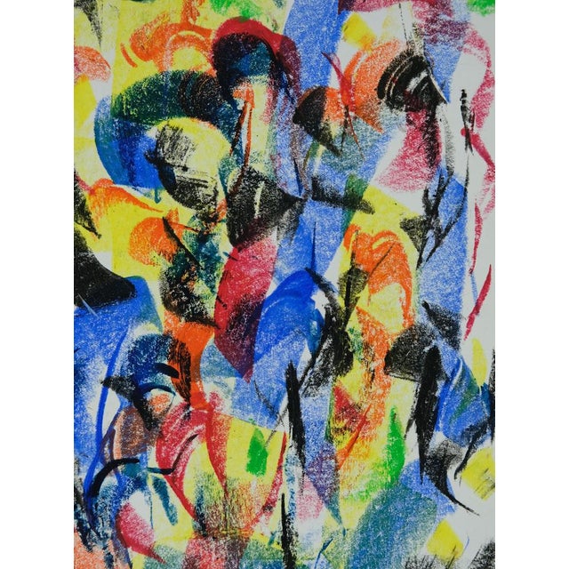 Françoise Galle, Woman's Profile, Pastel For Sale - Image 4 of 6