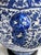 Massive Pair of Chinese Blue & White Urn-Form Lamps For Sale - Image 4 of 8