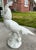 Mid-Century Modern Vintage Circa 1960 Italian Mid Century Modern White Ceramic Pheasant Sculptures - A Pair For Sale - Image 3 of 11