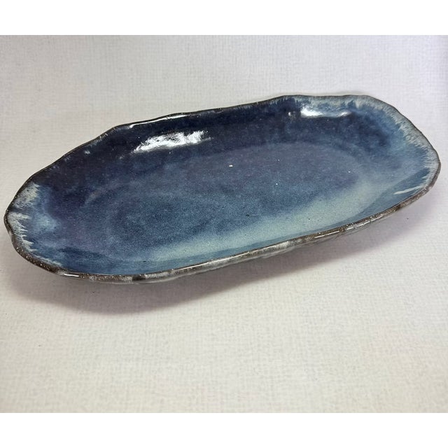 Oval Plates by Seigan Yamane, Set of 2 For Sale - Image 4 of 7