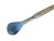 Bright handmade wood sculpture of a paintbrush. Well made with tapered handle, detailed brush thistles, and paint...