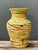 Yellow Vintage Splatter Paint Ceramic Vase For Sale - Image 8 of 16