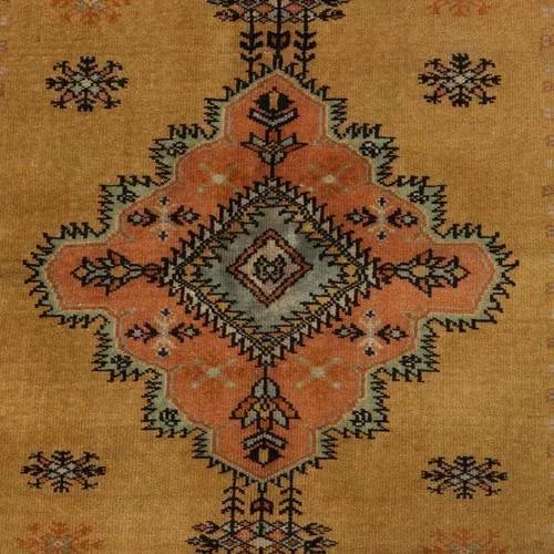 Antique Handmade Melas Rug in Cotton and Wool, Turkey For Sale - Image 5 of 9