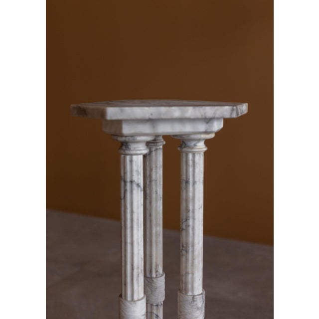 White Carrara Marble Column For Sale - Image 6 of 6