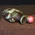 Dark Pink Vintage Carved Liuli Glass Snuff Bottle - Horse & Pine Motif For Sale - Image 8 of 9