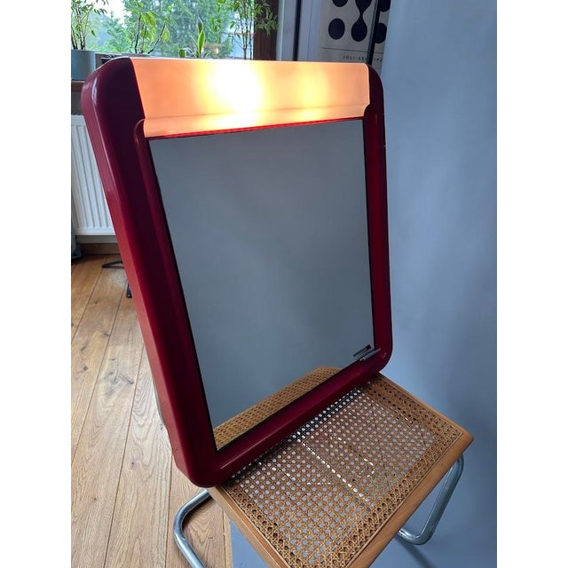 1970s Space Age Mirror with Integrated Cabinet from Sieper Germany, 1970s For Sale - Image 5 of 8