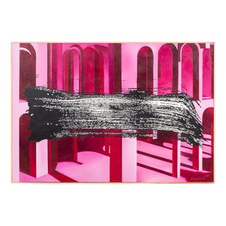Aleksandra Prusinowska, The Collapse of Geometry, 2024, Oil on Canvas For Sale
