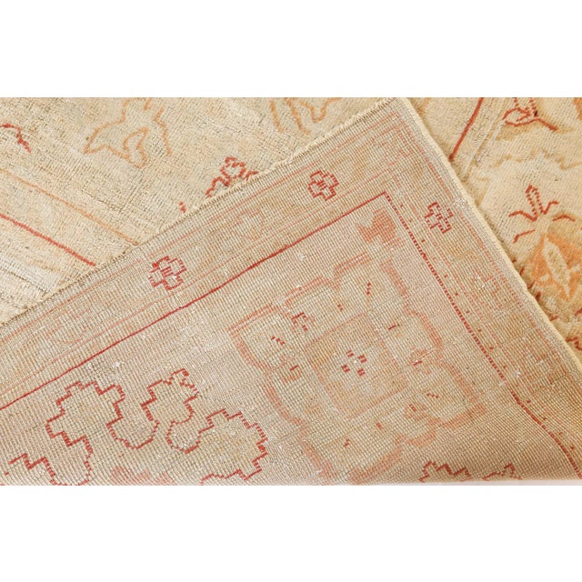 Turkish Antique Turkish Oushak Rug For Sale - Image 3 of 8