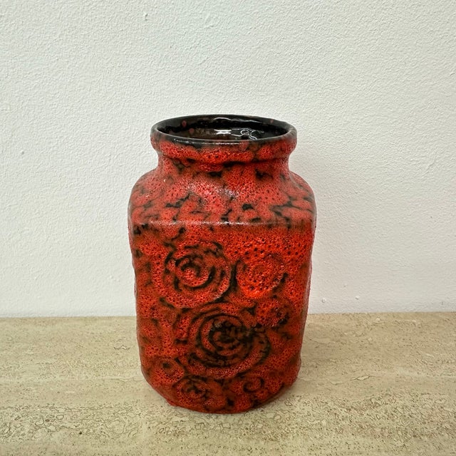 1970s West German Ceramic Vases from Scheurich, 1970s, Set of 6 For Sale - Image 5 of 18