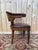 Napoleon III Style Oak and Leather Office Chair, 19th Century For Sale - Image 5 of 6