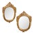 Pair of Monumental Oval Louis XV Style Mirrors For Sale