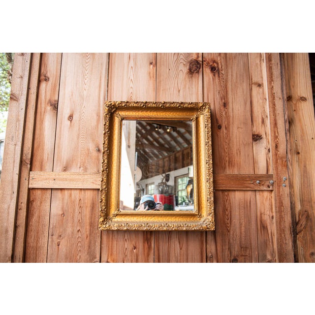 French Late 19th Century Gold Ornate Framed Mirror For Sale - Image 3 of 8