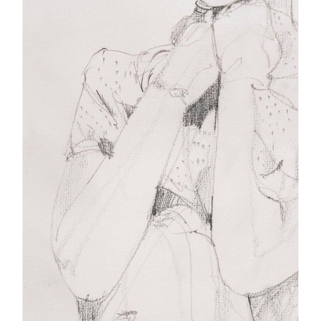 Martin Eder "Nach Hause" Graphite on Paper For Sale - Image 4 of 10