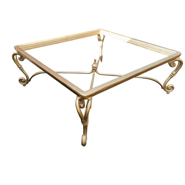 1970s Elevate Your Living Space With the Maison Jansen Ultimate French Mid-Century Luxury Coffee Table 1970s For Sale - Image 5 of 10