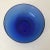 Mid-Century Modern Vintage Blenko Handblown Cobalt Glass Salad Bowl Curved For Sale - Image 3 of 5