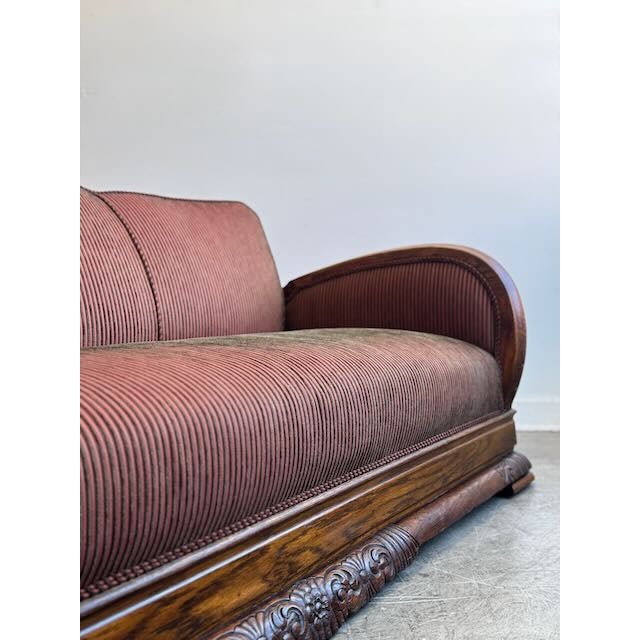 1930s Authentic Art Deco 3 Seater Sofa For Sale - Image 12 of 17