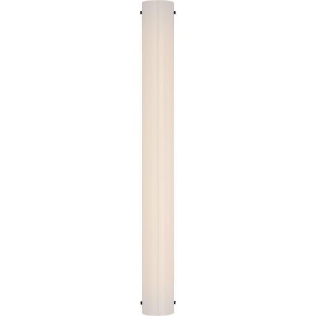 Penhold 30" Bath Light in Bronze with White Glass Designer: Barbara Barry Finish: Bronze Height: 30" Width: 3.25"...