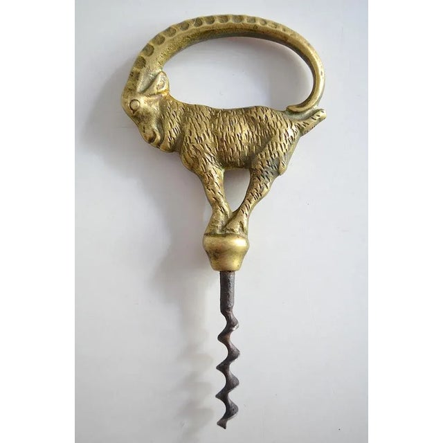 Danish Brass Corkscrew, 1920s For Sale - Image 4 of 7