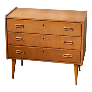 Swedish Petite Teak Chest of Drawers, 1960s