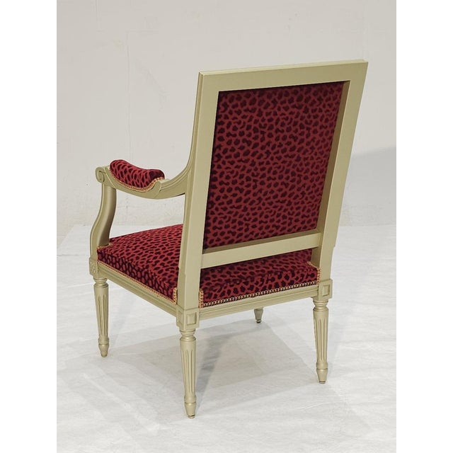 Louis XVI Armchair, 2010s For Sale - Image 4 of 8