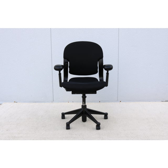 Herman Miller Herman Miller Equa 2 Ergonomic Swivel Task Chair in Black Fabric, Adjustable For Sale - Image 4 of 18