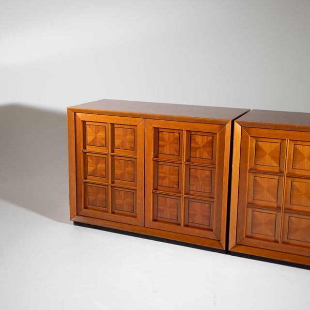 Pair of sideboards by Mobili i Caccia alla Volpe, Italy 1970s For Sale - Image 10 of 12