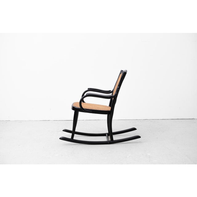 Art Nouveau Children's Rocking Chair by Marcel Kammerer for Gebrüder Thonet, 1910 For Sale - Image 10 of 18