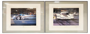 Stefan Bellof, Derek Bell and Jochen Mass Prints by Nicholas Watts, Set of 2
