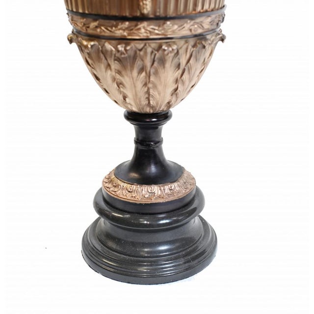 Bronze Classical Urns Grecian Amphora Barbedienne, Set of 2 For Sale - Image 11 of 14