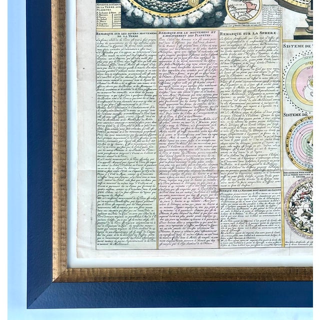 Celestial Chart, Spheres & Astronomy of the Sun, Planet, and Moon Orbits by Henri Abraham Chatelain, 1718 For Sale - Image 4 of 5