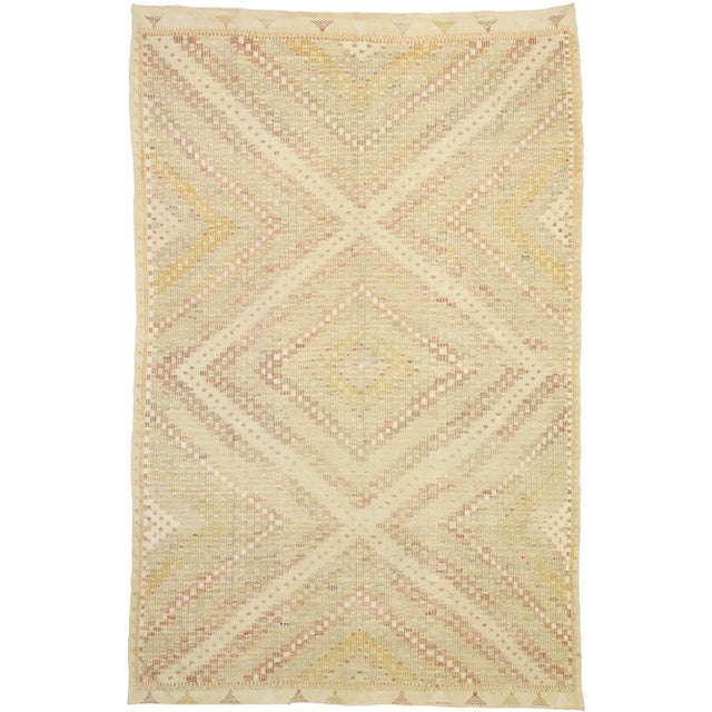 Vintage Turkish Kilim Rug - 06'04 X 09'08 For Sale - Image 9 of 9