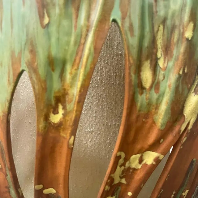 Mid-20th Century Glazed Terracotta Lantern For Sale - Image 10 of 13