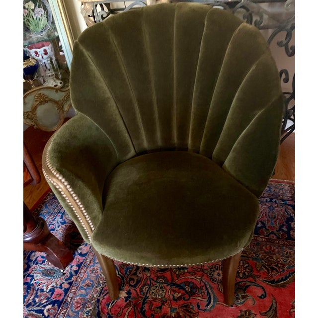 1920s Vintage Art Deco Shell Back Chairs a Pair Chairish