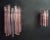 Pair of Murano Wall Sconces 9 Pink Triedri For Sale - Image 11 of 12