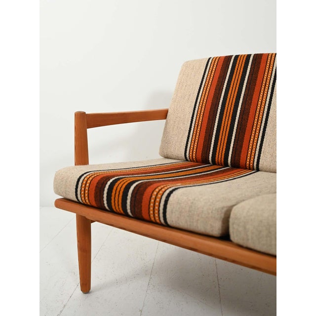 Beige Pine Sofa by Harry Moen for Briksbo, 1960s For Sale - Image 8 of 12
