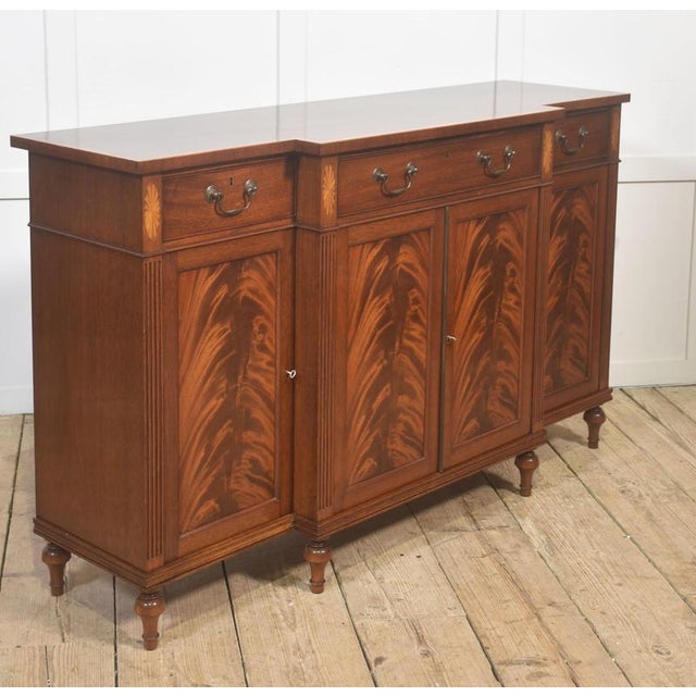 Wood George III Style Sideboard in Mahogany, 1920s For Sale - Image 7 of 16