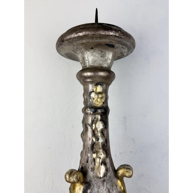 Antique Architecture Wood Altar Fragment For Sale - Image 11 of 14