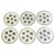 Oyster Plates in Ceramic, France, 1970s, Set of 6 For Sale - Image 18 of 18