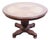 Ethan Allen British Classics Collection Early American Traditional 48" Round Pedestal Caned Top Dining Table W. Pineapple Base 29-6303 For Sale