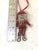 Vintage glass Santa Klaus holiday ornament. With pin brooch backing to make a use gift.