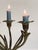 Gold Art Deco Floral Brass Candleholder For Sale - Image 8 of 10