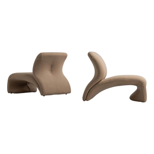 Kaïdo Lounge Chairs attributed to Kwok Hoi Chan for Steiner, France ,1968, Set of 2 For Sale