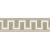 Mediterranean Sample - Schumacher X Miles Redd Greek Key Embroidered Tape in Taupe For Sale - Image 3 of 3