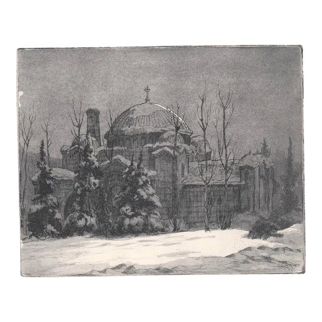 1930s Paul Winchell Dead End Etching For Sale