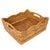 Artifacts Rattan Scallop Collection Shelf Basket in Honey Brown - 14" For Sale - Image 9 of 9
