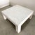 Vintage Square Postmodern Travertine Stone Parsons Coffee Table | 1980s Italian For Sale - Image 13 of 14